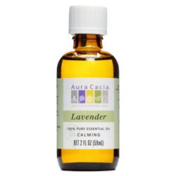 Óleo Essencial de Lavanda Aura Cacia 100% Puro - 59ml (2 fl oz) - Relaxamento e Bem-Estar