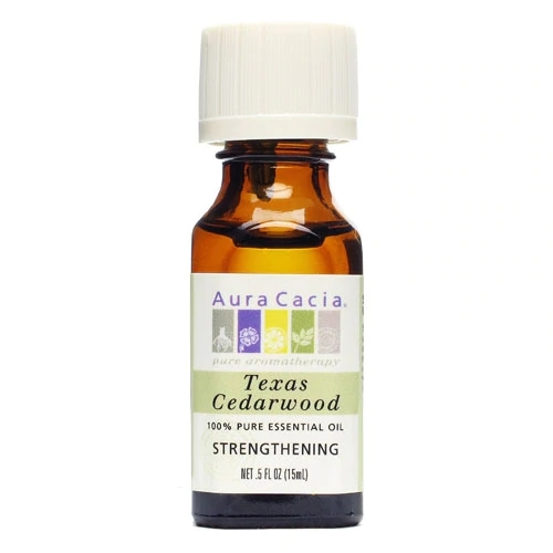 Óleo Essencial de Cedro do Texas Aura Cacia 100% Puro - 15ml - Revitalizante e Acalmador