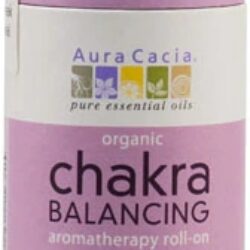 Aura Cacia Óleo Roll-On Equilíbrio Chakra Coroa Iluminada 8.8ml - Incenso e Néroli