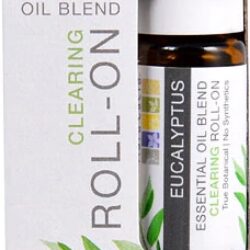 Aura Cacia Óleo Essencial Clarificante Eucalyptus Roll-On - 9.2ml (0.31 fl oz)