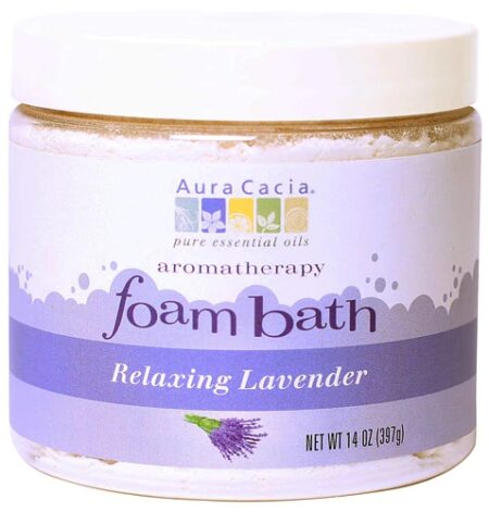 Aura Cacia Foam Bath Relaxing Lavender -- 14 oz