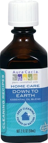 Aura Cacia Home Care Óleo Essencial Blend Down To Earth - 59ml (2 fl oz) - Equilíbrio e Bem-Estar Natural