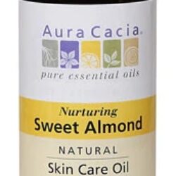 Óleo de Amêndoa Doce Aura Cacia para Pele - 473ml (16 fl oz) - Natural e Puro
