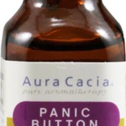 Óleo Aromaterapia Aura Cacia Botão de Pânico Neroli & Rosa 15ml - Alívio Natural