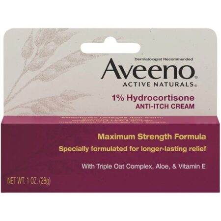 Aveeno 1% Hydrocortisone Anti-Itch Cream -- 1 oz