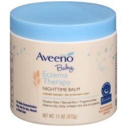 Aveeno Baby Eczema Therapy Balsamo Noturno 312g - Alívio Intensivo para Pele Sensível e Eczema