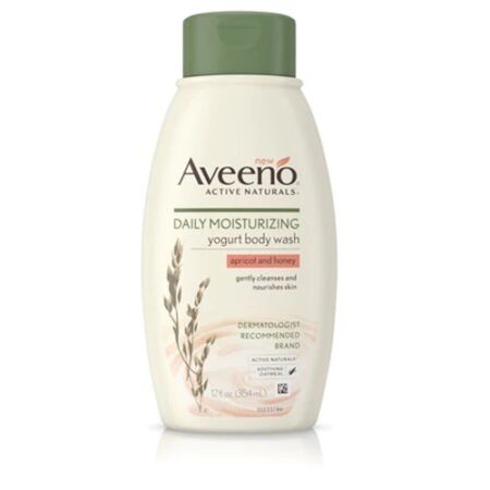 Aveeno Daily Moisturizing Yogurt Body Wash Apricot & Honey -- 12 fl oz