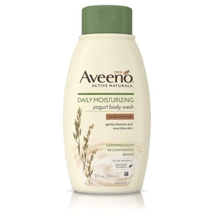 Aveeno Daily Moisturizing Yogurt Body Wash Vanilla and Oats -- 12 fl oz