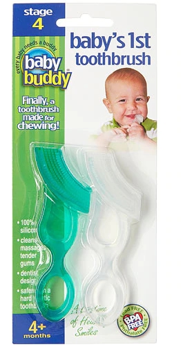 Kit 2 Escovas de Dente Baby Buddy: Cuidado Essencial para o Primeiro Sorriso (2 Unidades)