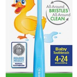 Escova de Dente para Bebê Baby Buddy Brilliant! Azul - Higiene Dental Essencial para Recém-Nascidos e Bebês