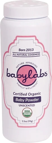 BabyLabs Talco Orgânico Sem Perfume Bebê - 100g - Suave e Seguro