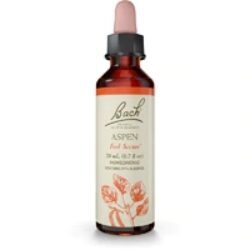 Essência Floral Bach Aspen 0.7 fl oz (20ml) - Alívio Natural para Ansiedade e Medos Inexplicáveis