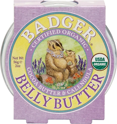 Manteiga Corporal Badger de Cacau e Calêndula - 56g: Hidratação Profunda e Alívio para Pele Seca e Irritada