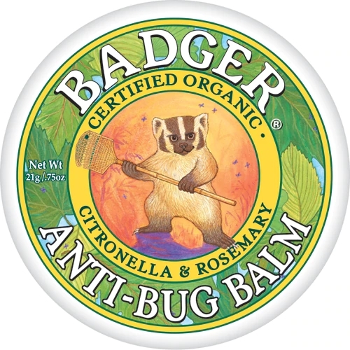 Badger Organic Repelente Natural Anti Insetos Citronela e Alecrim - 21g