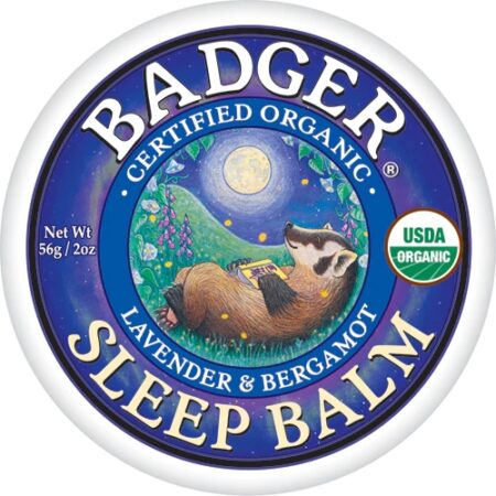 Badger Organic Sleep Balm Lavender and Bergamot -- 2 oz