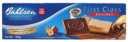 Bahlsen First Class Wafers Dark Chocolate Hazelnut -- 4.4 oz