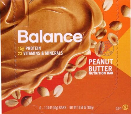 Balance Bar Nutrition Bar Peanut Butter -- 6 Bars