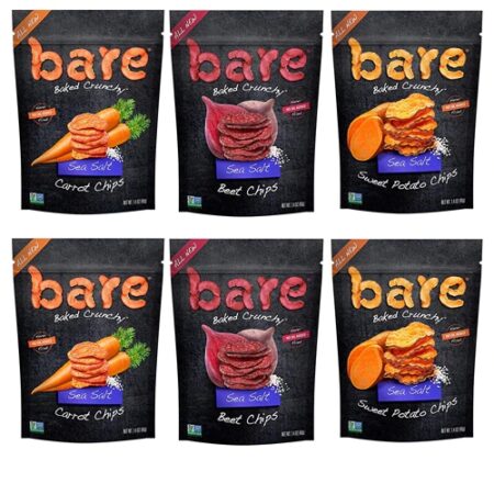 Bare Baked Crunchy Veggies Variety Pack Variety -- 1.4 oz Each / Pack of 6