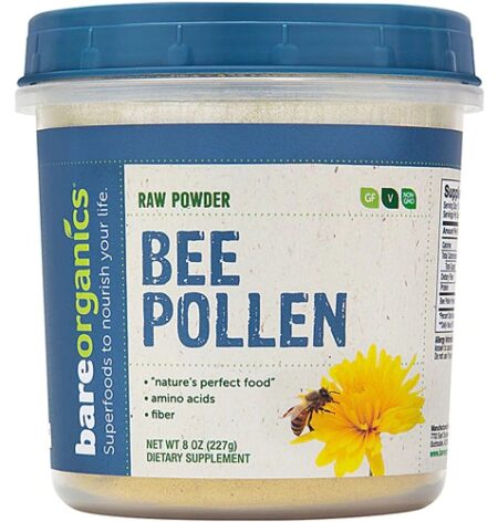 BareOrganics Bee Pollen Powder Raw -- 8 oz