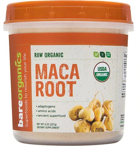 BareOrganics Maca Root Powder Raw -- 8 oz