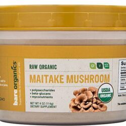 Pó de Cogumelo Maitake BareOrganics - Potência Pura 113g