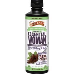 Barlean's Essential Woman Ômega 3 Chocolate Mint 454g - Saúde e Bem-Estar Feminino