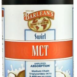 Barlean's MCT Swirl Coco - 5400mg de MCT - 473ml - Energia e Foco