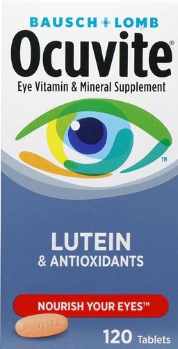 Bausch & Lomb Ocuvite® Suplemento Vitamínico e Mineral para os Olhos - 120 Comprimidos
