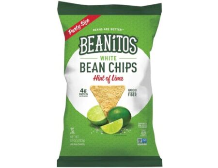 Beanitos Party Size White Bean Chips Hint of Lime -- 10 oz