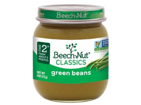 Beech-Nut Classics Jar Stage 2 Green Beans -- 4 oz Each / Pack of 10