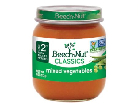 Beech-Nut Classics Jar Stage 2 Mixed Vegetables -- 4 oz Each / Pack of 10