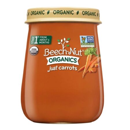 Beech-Nut Organic Stage 1 Carrots -- 4 oz Each / Pack of 10