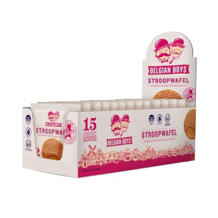 Belgian Boys Stroopwafels Caramel -- 15 Cookies