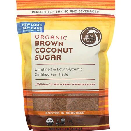 Big Tree Farms Organic Brown Coconut Sugar -- 1 lb