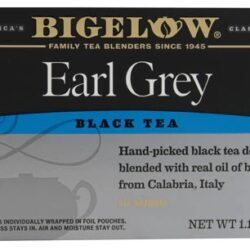 Bigelow Chá Preto Earl Grey 20 Sachês - Sabor Cítrico e Refrescante