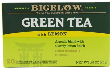 Bigelow Tea Green Tea Lemon -- 20 Tea Bags