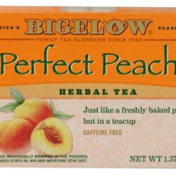 Chá de Pêssego Bigelow Herbal Sem Cafeína - 20 Sachês (Aprox. 30g)