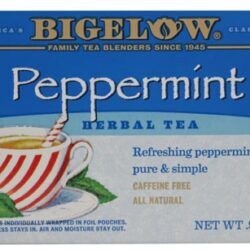 Chá de Hortelã Bigelow Herbal Tea - 20 Sachês (Aprox. 34g) - Refrescância e Bem-Estar Natural