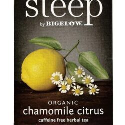 Chá de Camomila Orgânico Bigelow Steep Citrus Sem Cafeína - 20 Sachês (aprox. 34g)