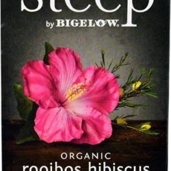 Chá Orgânico Bigelow Steep Rooibos Hibisco Sem Cafeína - 20 Saquinhos (25g)