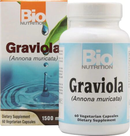 Bio Nutrition Graviola -- 1500 mg - 60 Vegetarian Capsules