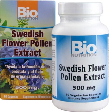 Bio Nutrition Swedish Flower Pollen Extract -- 500 mg - 60 Capsules