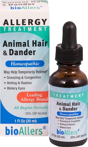 BioAllers Tratamento Alergia Pelo e Caspa Animal - 30ml (1 fl oz) - Alívio Natural