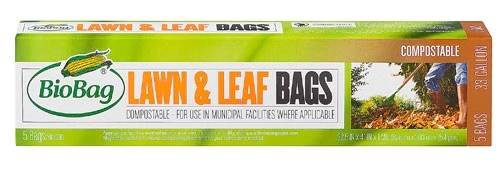 Biobag Sacos para Folhas e Grama – 5 Unidades Biodegradáveis