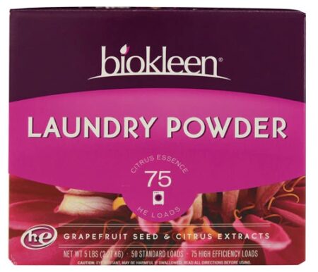 Biokleen Laundry Powder Grapefruit Seed & Citrus Extract -- 5 lbs