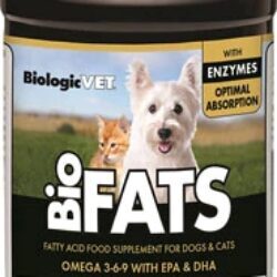 BiologicVET BioFats Ácidos Graxos para Cães e Gatos - Suplemento Natural 192g