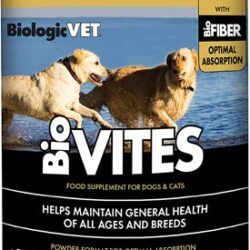 Suplemento Alimentar BiologicVET BioVites para Cães e Gatos Natural - 400g