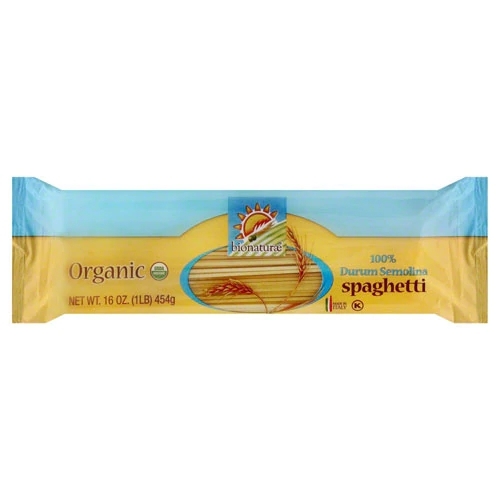 Macarrão Espaguete Bionaturae Orgânico 100% Sêmola de Trigo Durum - 454g