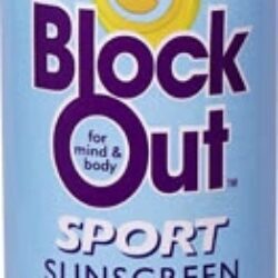Protetor Solar Sport Block Island BlockOut™ 50 SPF - 156g: Máxima Proteção Solar para Atletas