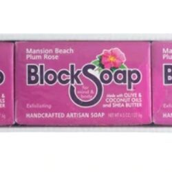 Kit 3 Barras de Sabonete Mansion Beach Plum Rose - 150g Cada | Hidratação e Perfume Duradouro